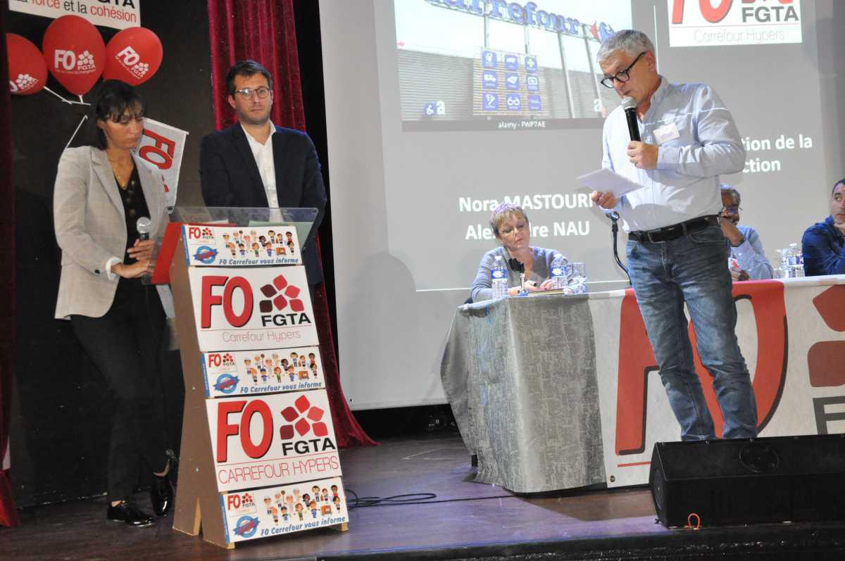 Direct : Assemblée générale des syndicats FO de Carrefour Hypermarchés Direct : Assemblée générale des syndicats FO de Carrefour Hypermarchés