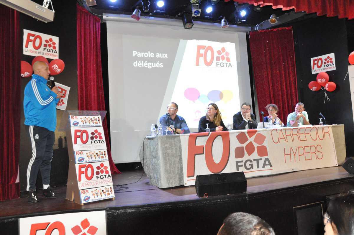 Direct : Assemblée générale des syndicats FO de Carrefour Hypermarchés Direct : Assemblée générale des syndicats FO de Carrefour Hypermarchés