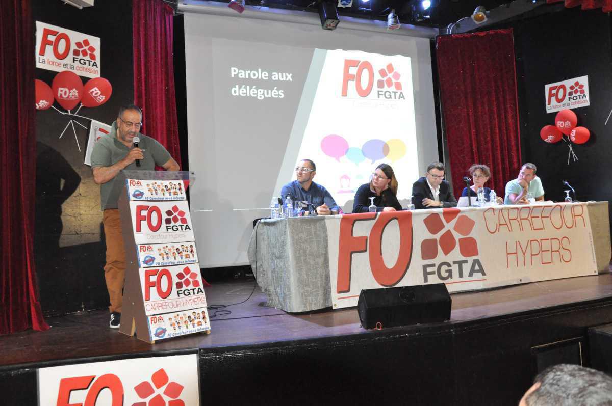 Direct : Assemblée générale des syndicats FO de Carrefour Hypermarchés Direct : Assemblée générale des syndicats FO de Carrefour Hypermarchés