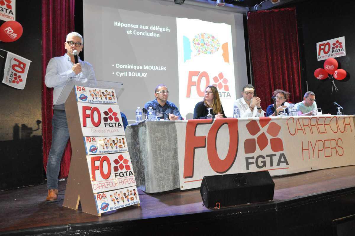 Direct : Assemblée générale des syndicats FO de Carrefour Hypermarchés Direct : Assemblée générale des syndicats FO de Carrefour Hypermarchés