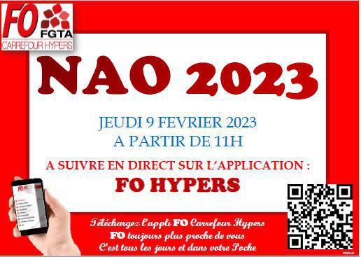 NAO 2023 EN DIRECT