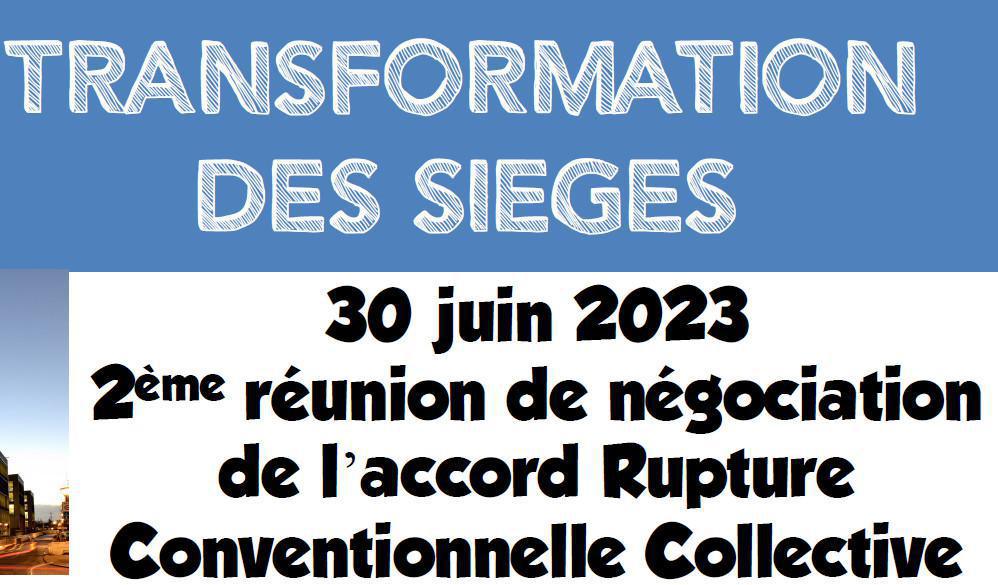 Transformation des sièges : FO obtient une amélioration des conditions de départ Transformation des sièges : FO obtient une amélioration des conditions de départ