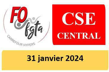 CSE central - 31 janvier 2024