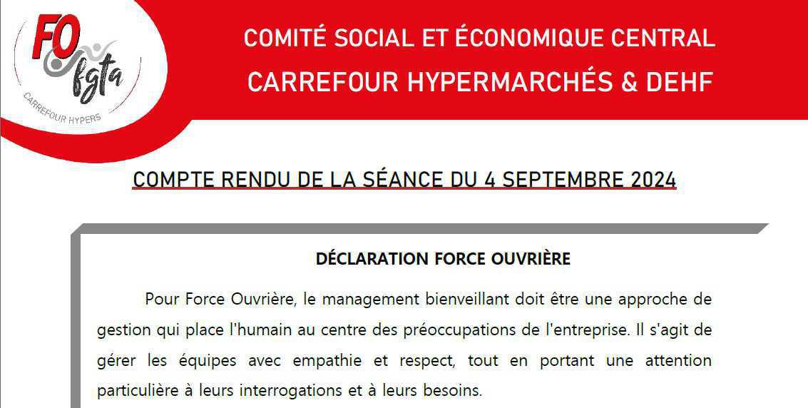 CSEC - 4 septembre 2024 CSEC - 4 septembre 2024