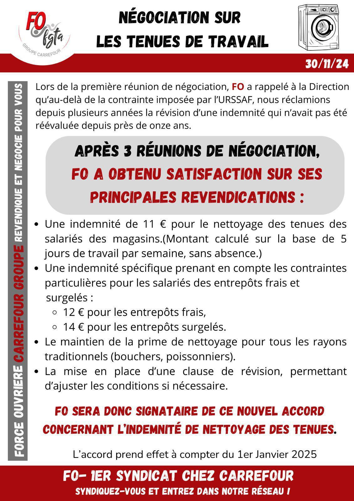 Négociation sur les tenues de travail : une avancée pour les salariés