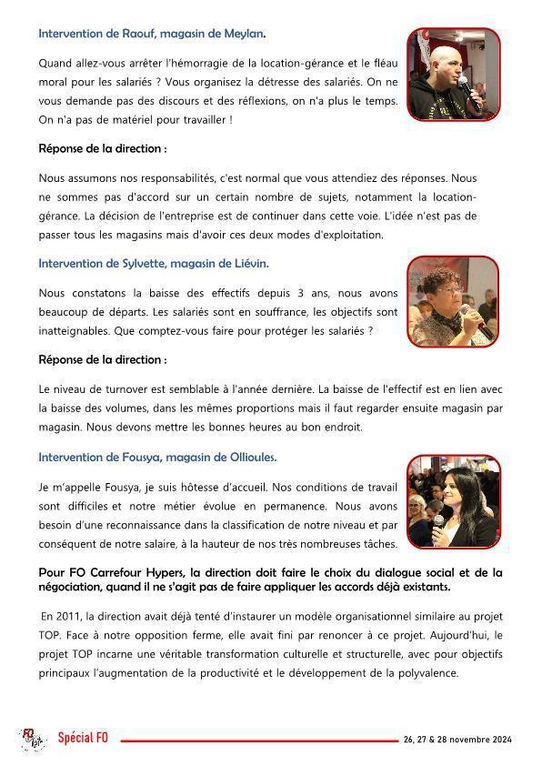 Spécial FO - Assemblée générale des syndicats FO Hypers Spécial FO - Assemblée générale des syndicats FO Hypers