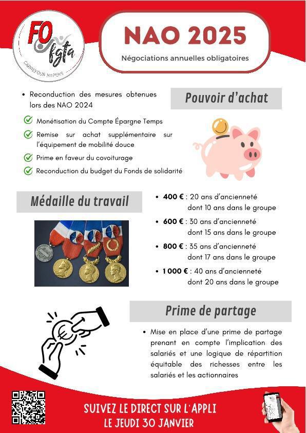 NAO 2025 : nos revendications NAO 2025 : nos revendications