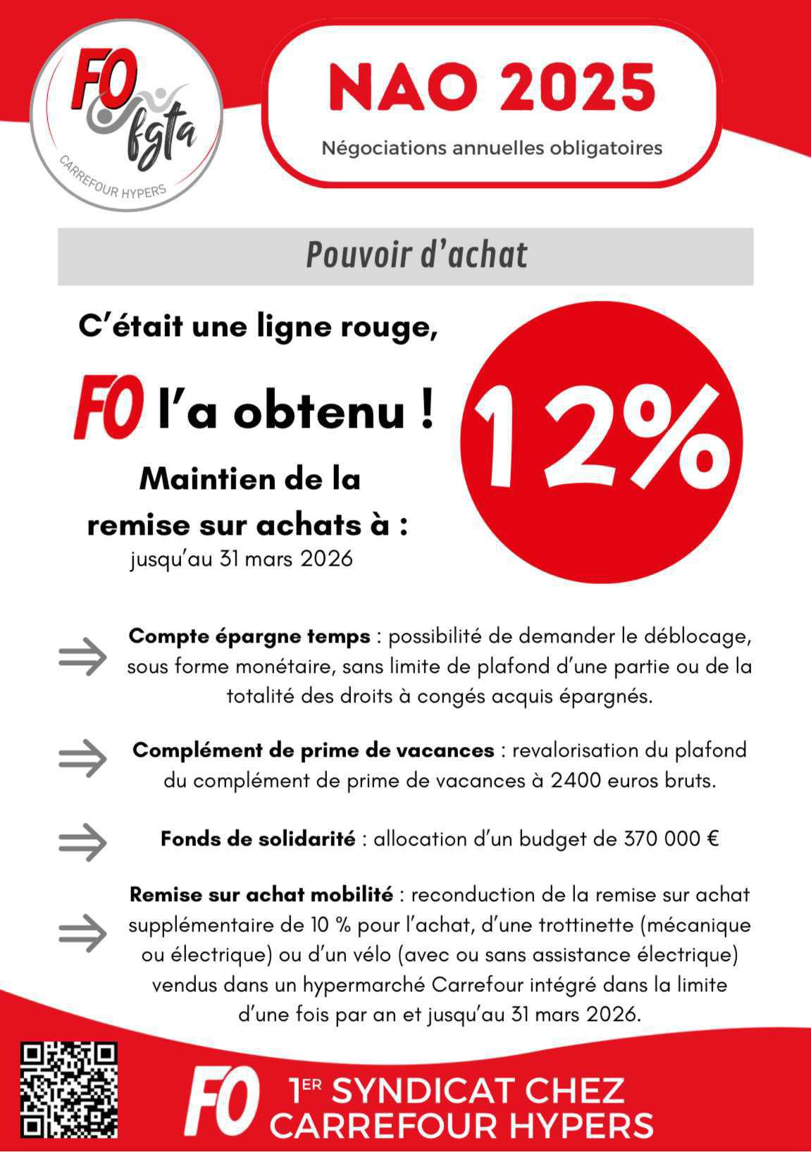 NAO 2025 : FO consultera ses syndicats NAO 2025 : FO consultera ses syndicats