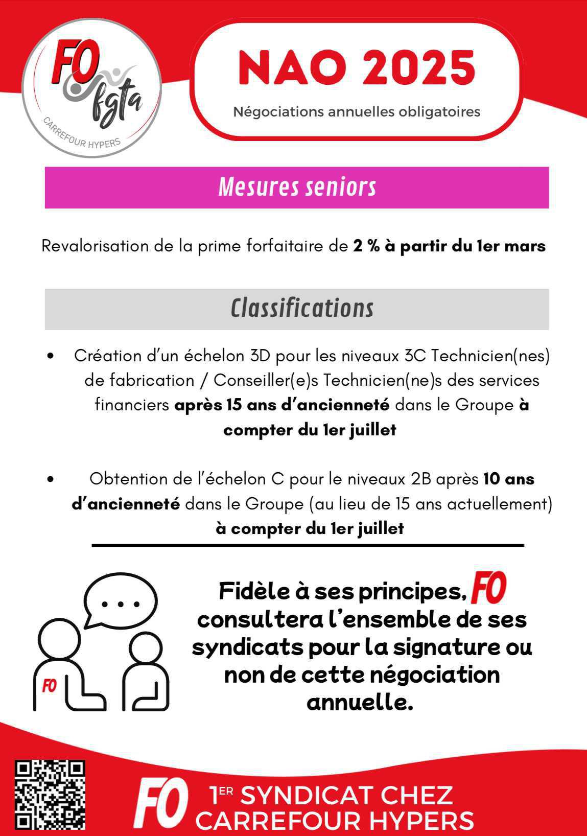 NAO 2025 : FO consultera ses syndicats NAO 2025 : FO consultera ses syndicats