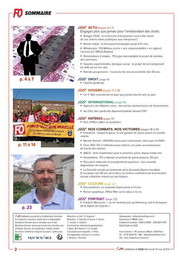 L'inFO militante n°3425