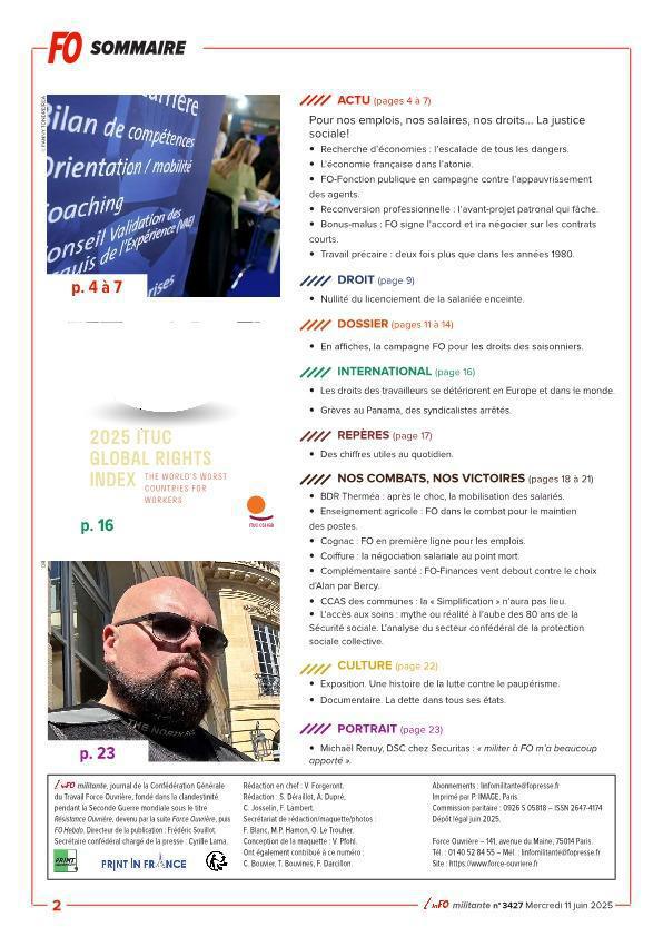 L'inFO militante n°3427