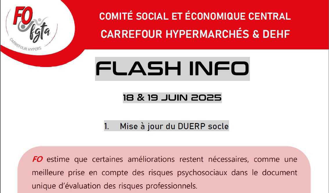 Flash info CSEC