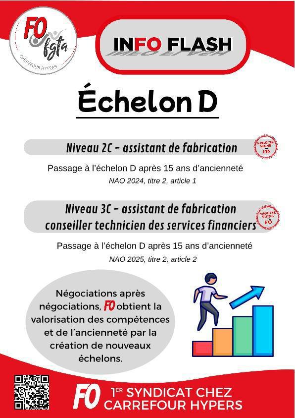 Les échelons D