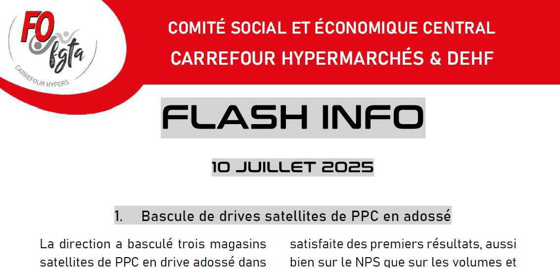 Flash info CSEC