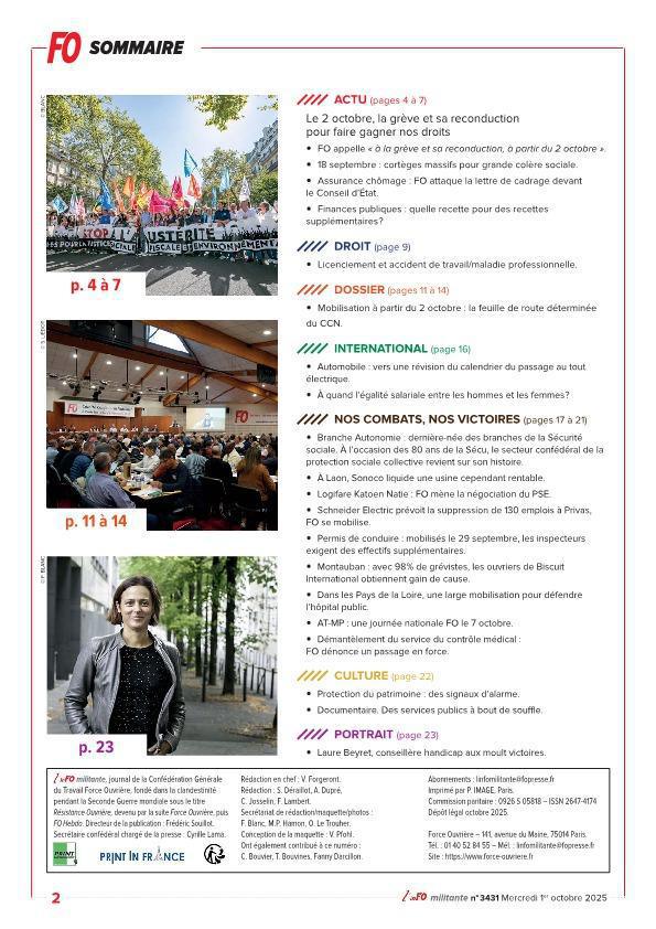 L'inFO militante n°3431