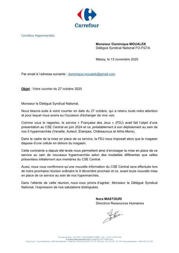 Française des jeux : la direction présentera à nouveau le projet en CSEC