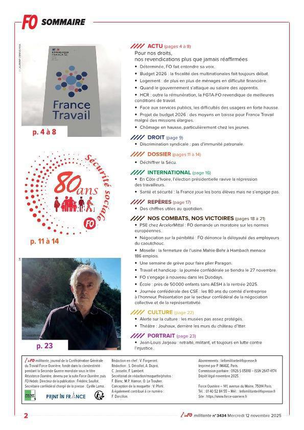 L'inFO militante n°3434