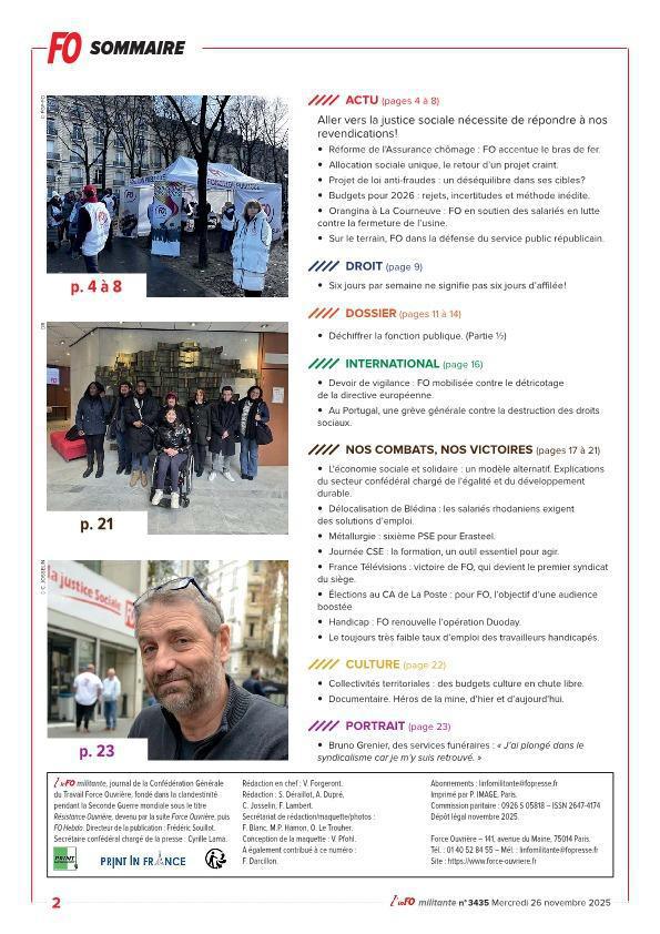 L'inFO militante n°3435