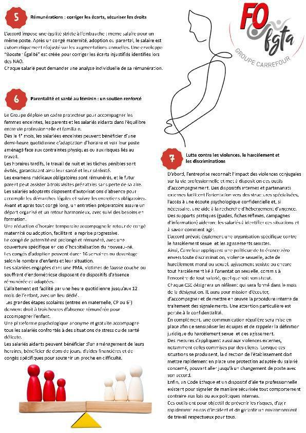 FO signe l'accord égalité F/H et diversité