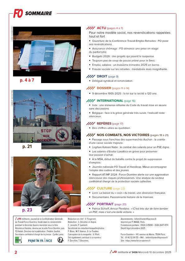 L'inFO militante n°3436