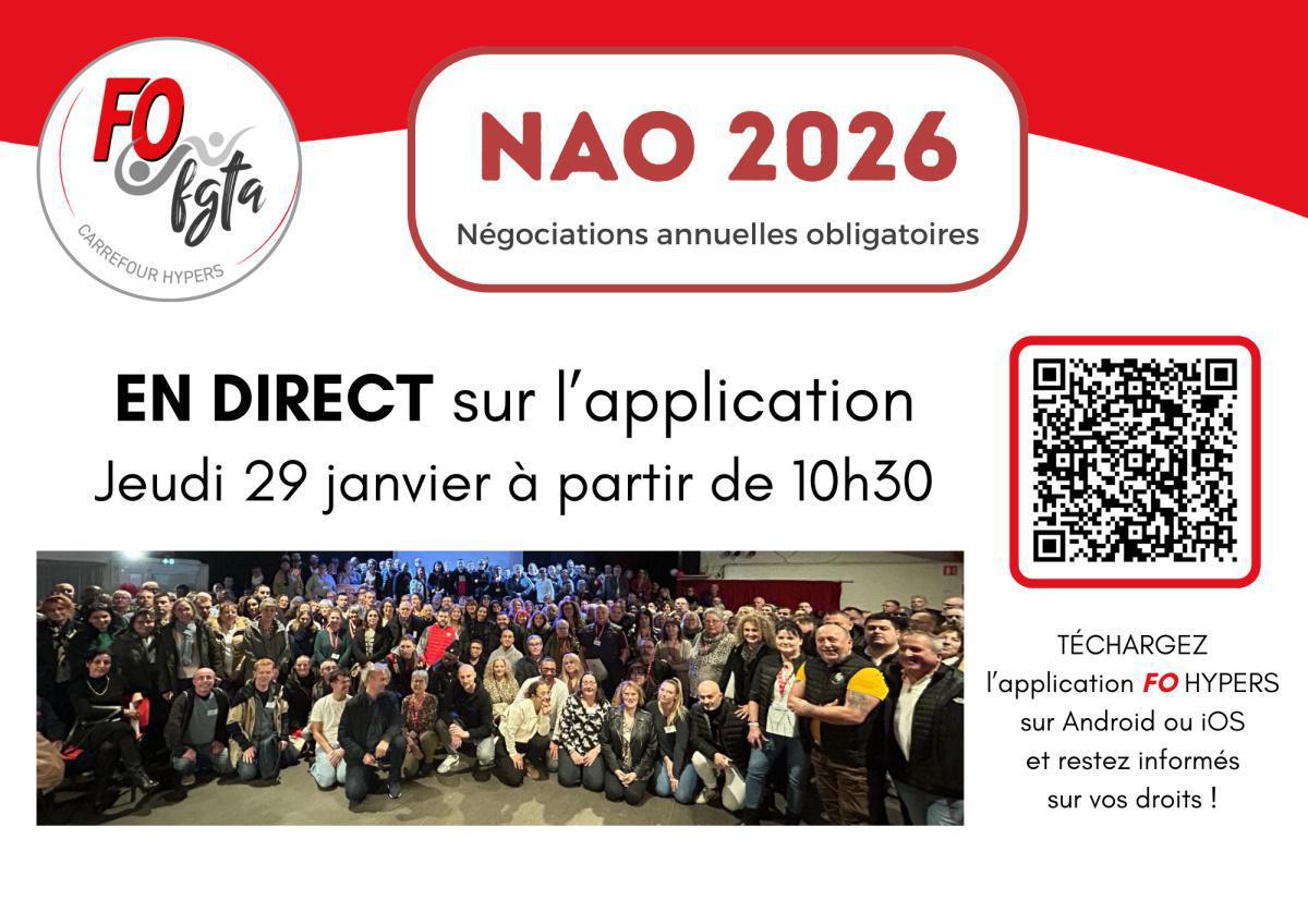 Négociations annuelles obligatoire : en direct le 29 janvier