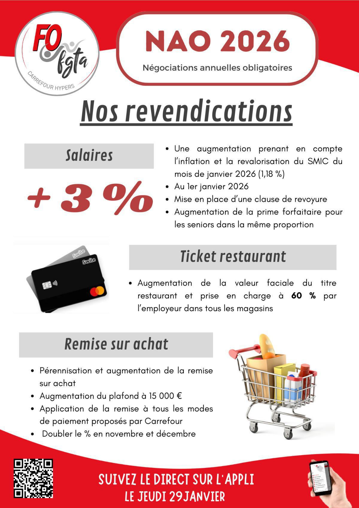 NAO 2026 : nos revendications ! 