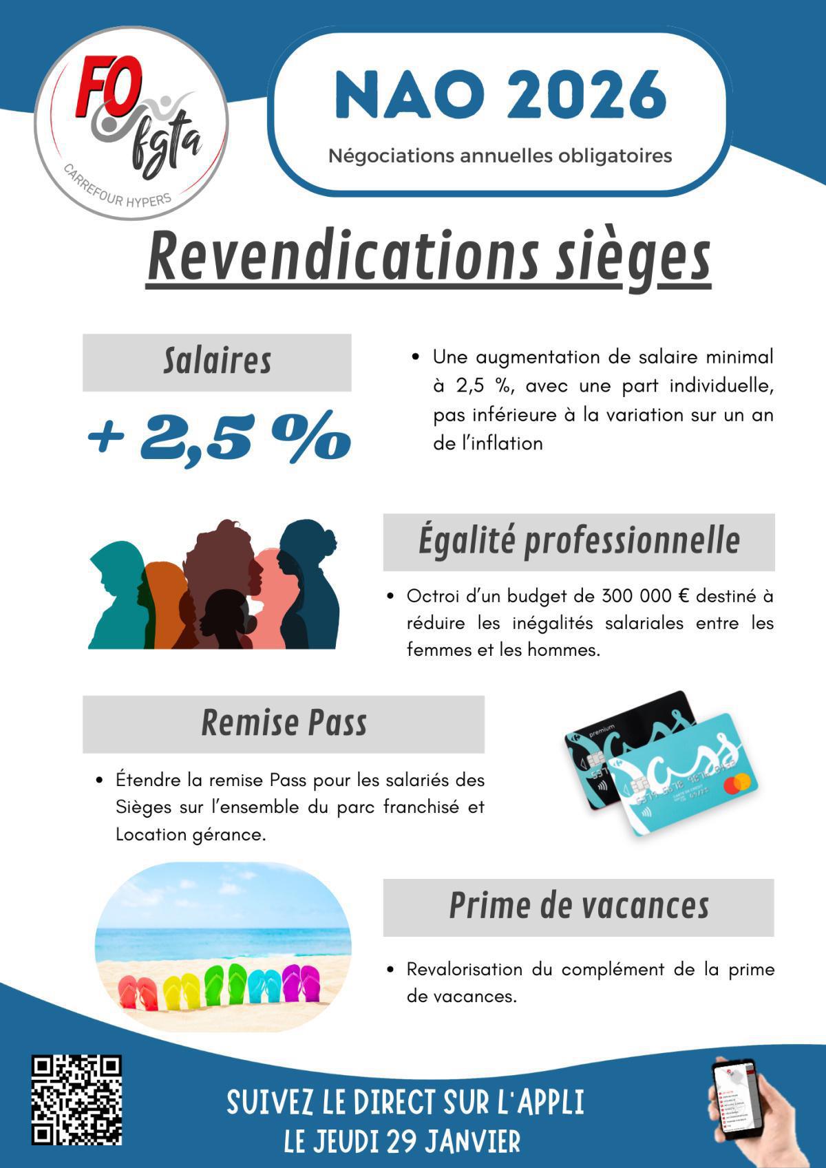 NAO 2026 : nos revendications ! 