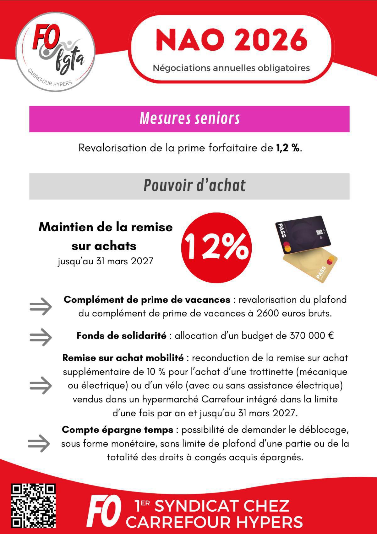 NAO 2026 : résultat de la négociation