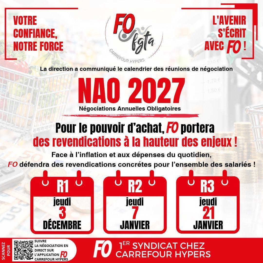 NAO 2027 : découvrez les dates des réunions !