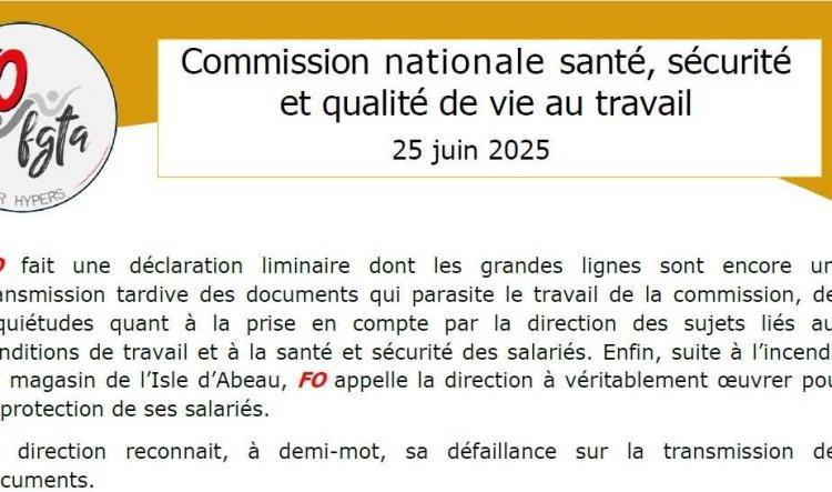 CNSSQVT - 25 juin 2025