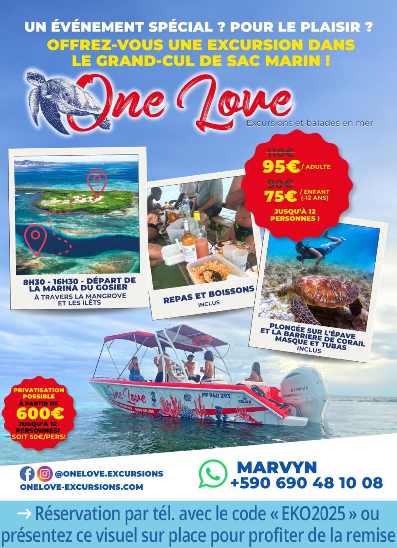 ONE LOVE EXCURSIONS EKO2025