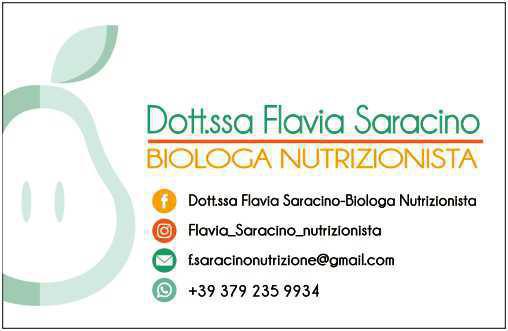Nutrizionista in farmacia Dott.ssa Flavia Saracino Nutrizionista in farmacia Dott.ssa Flavia Saracino