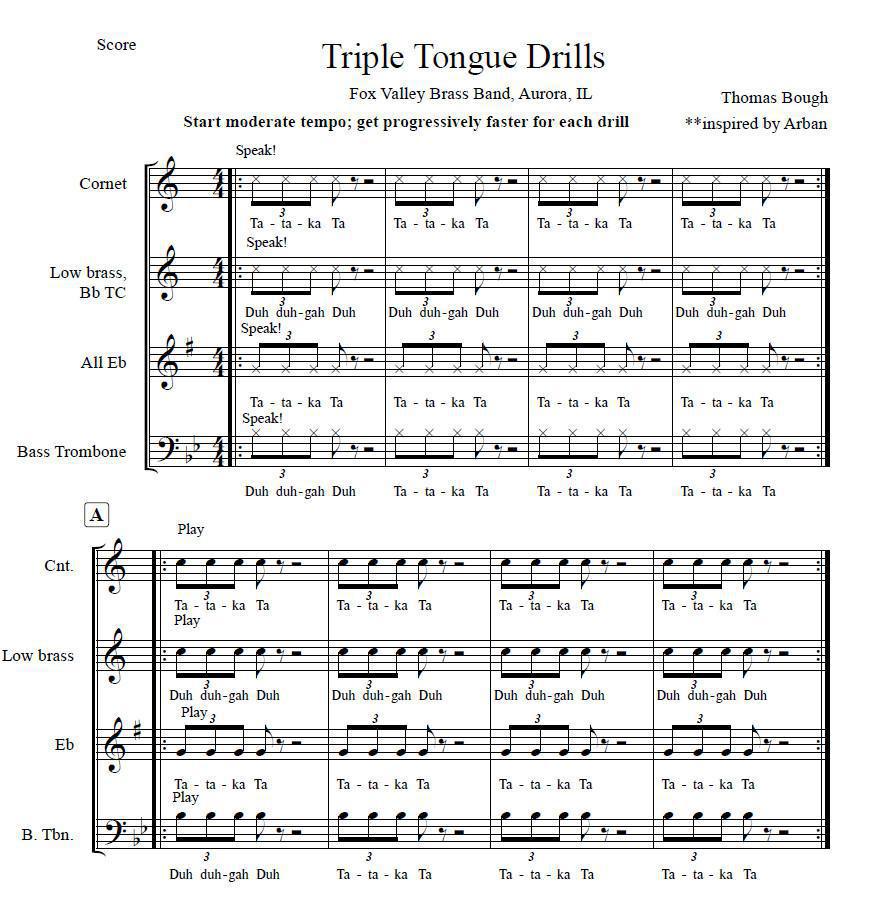 Successful Triple Tonguing Tips for Brass Musicians, Part 2 Successful Triple Tonguing Tips for Brass Musicians, Part 2