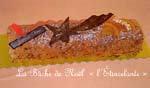 La Bûche de Noël chocolat des artisans