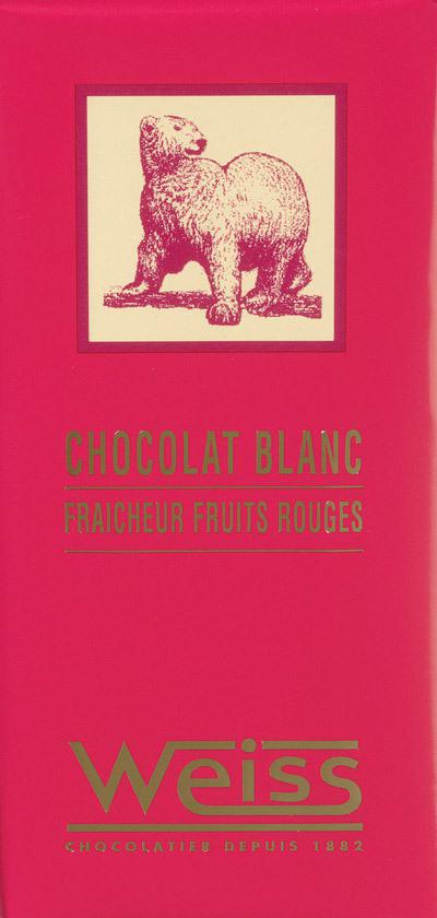 Chocolat Blanc fruit rouge