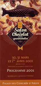 Chocolat et Gourmandises, le salon d'Arles 2001