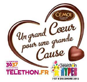 CÉMOI partenaire de la 26e édition du Téléthon les 7 et 8 décembre 2012