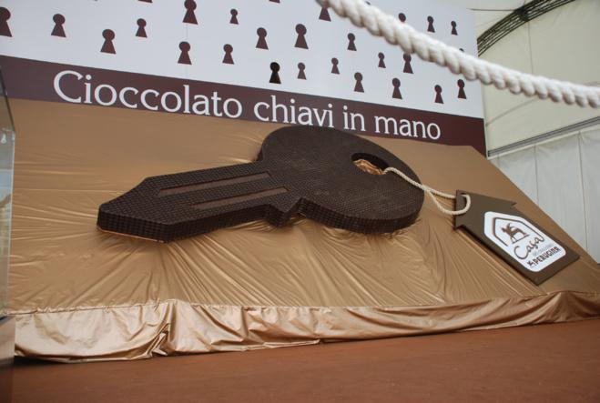 Sculpture en chocolat à l'Eurochocolate©