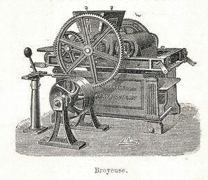 Broyeuse traditionnelle