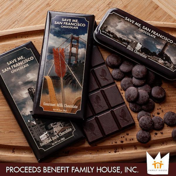 Les nouveaux design de tablettes de la San Francisco Chocolate Factory©