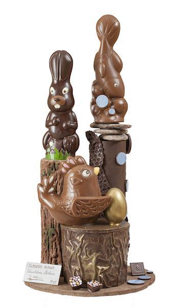 Chocolaterie MONBANA - piece artistique- Pâques 2017©