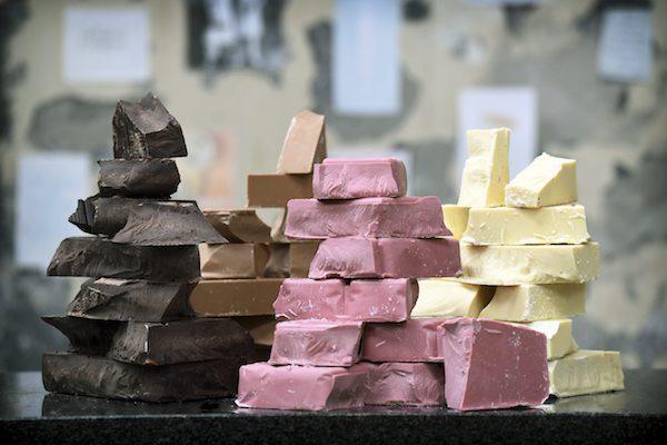 Chocolat noir, blanc et ruby©Barry Callebaut