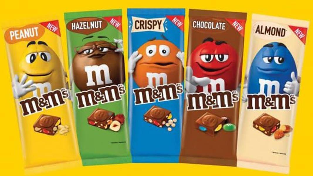 m&amp;m's tablette de chocolat