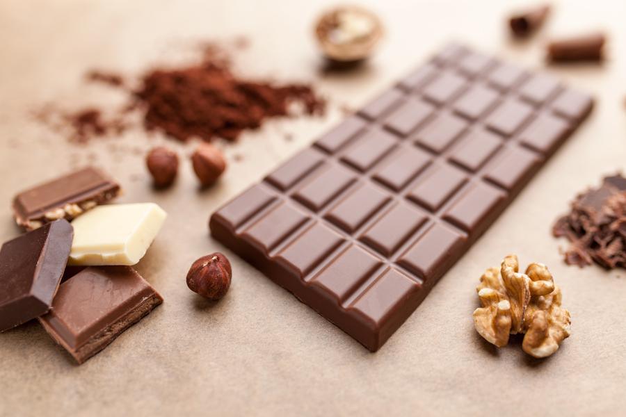 délicieuse barre de chocolat 