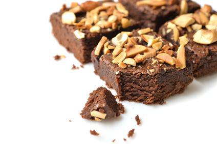 Pavé chocolat et amandes©