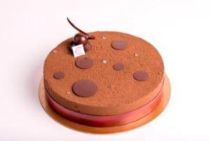 Mousse légère au chocolat, Crémeux croustillant au chocolat, Croustillant chocolat-praliné, et Biscuit croquant