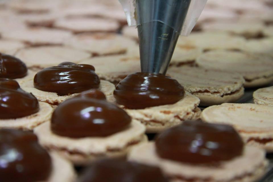 fabrication de Macarons chez Olivier Vidal