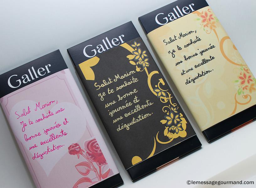 Les tablettes de chocolat personnalisées par message gourmand©