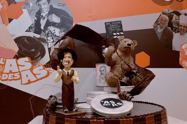 Sculpture As des As mettant à l'honneur Jean-Paul Belmondo©