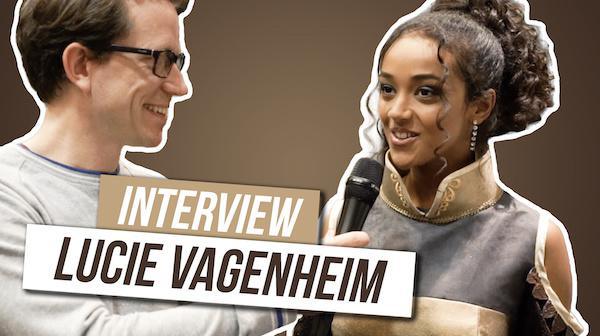 Lucie Vagenheim porte la robe que j'ai sponsorisé!